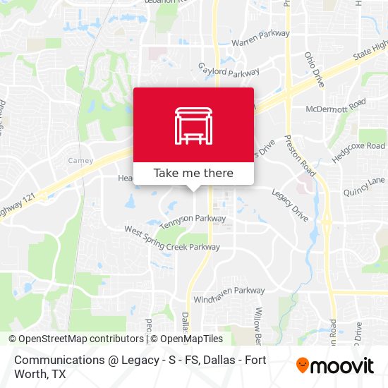 Communications @ Legacy - S - FS map