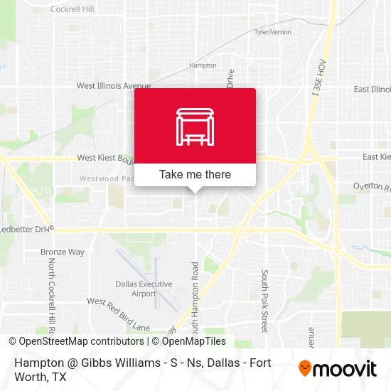 Hampton @ Gibbs Williams - S - Ns map