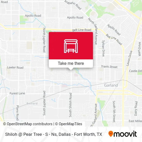 Shiloh @ Pear Tree - S - Ns map