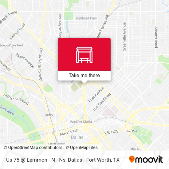 Us 75 @ Lemmon - N - Ns map