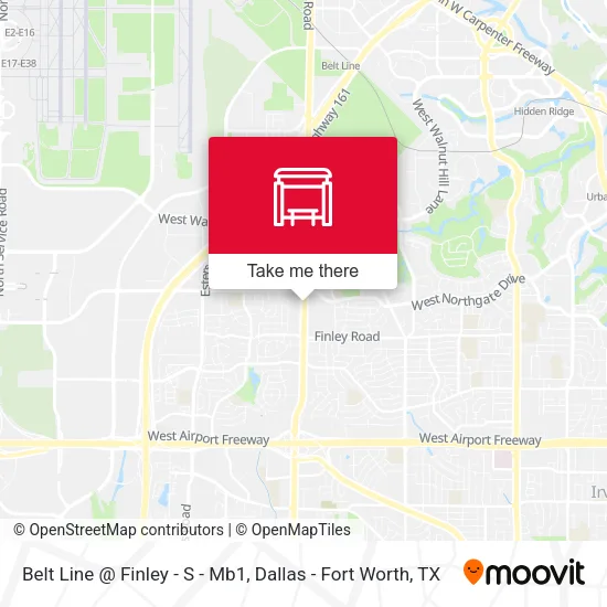 Belt Line @ Finley - S - Mb1 map