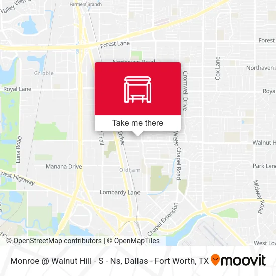 Monroe @ Walnut Hill - S - Ns map