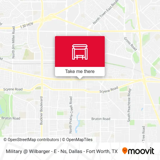 Military @ Wilbarger - E - Ns map