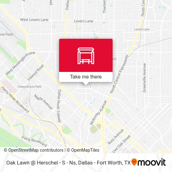 Oak Lawn @ Herschel - S - Ns map