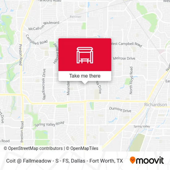 Coit @ Fallmeadow - S - FS map