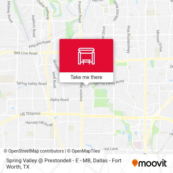 Spring Valley @ Prestondell - E - MB map