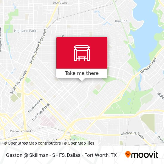 Gaston @ Skillman - S - FS map
