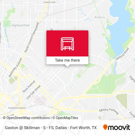 Gaston @ Skillman - S - FS map