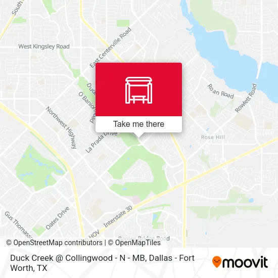 Duck Creek @ Collingwood - N - MB map