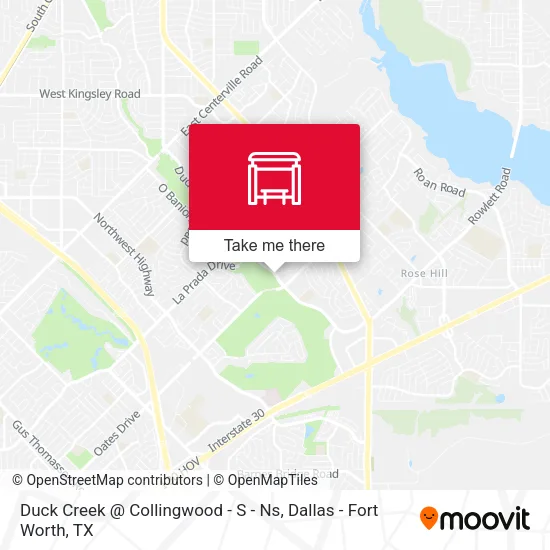 Duck Creek @ Collingwood - S - Ns map