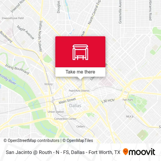 San Jacinto @ Routh - N - FS map