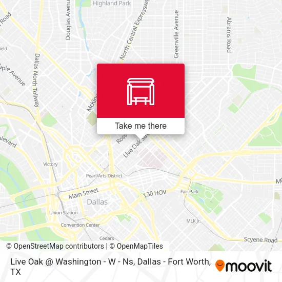 Live Oak @ Washington - W - Ns map