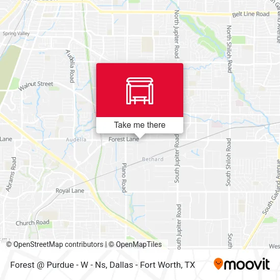 Forest @ Purdue - W - Ns map