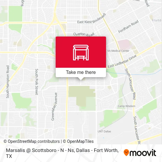 Marsalis @ Scottsboro - N - Ns map