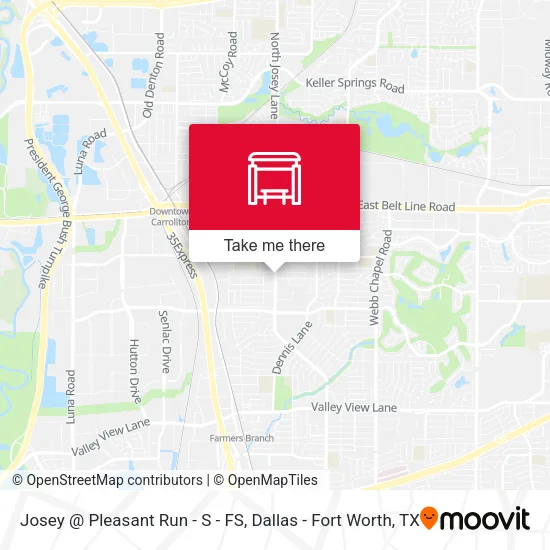 Josey @ Pleasant Run - S - FS map