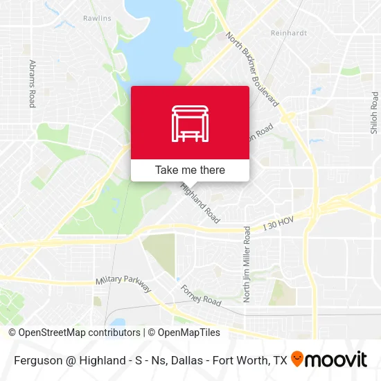 Ferguson @ Highland - S - Ns map