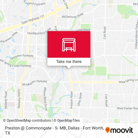 Mapa de Preston @ Commongate - S- MB