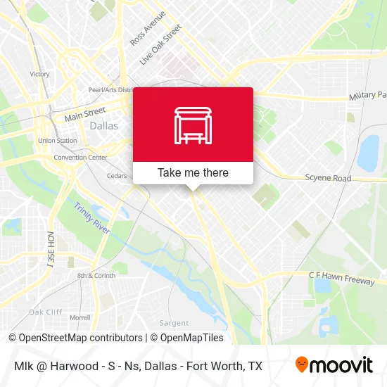 Mlk @ Harwood - S - Ns map