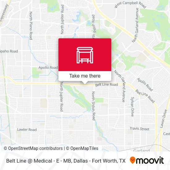 Belt Line @ Medical - E - MB map