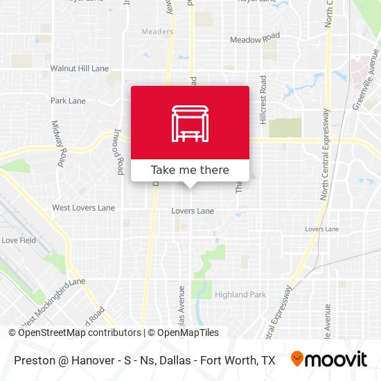 Preston @ Hanover - S - Ns map