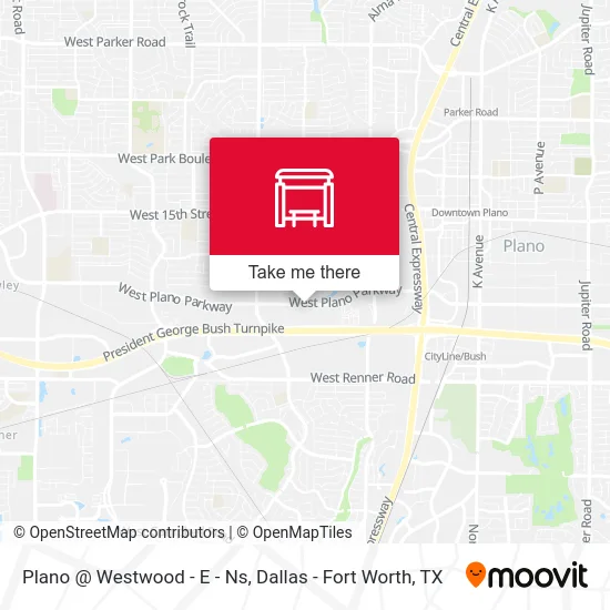Plano @ Westwood - E - Ns map