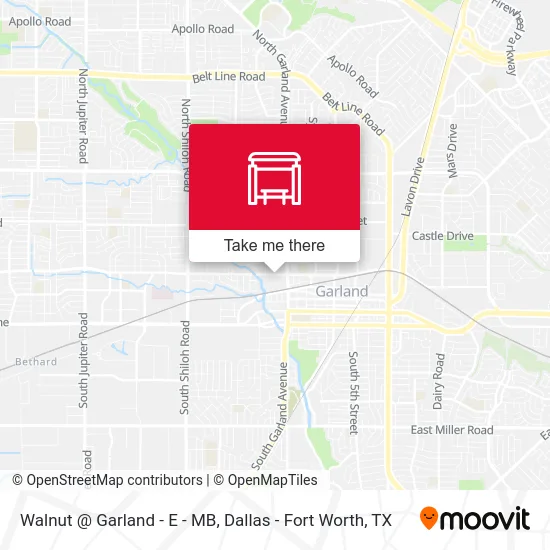 Walnut @ Garland - E - MB map
