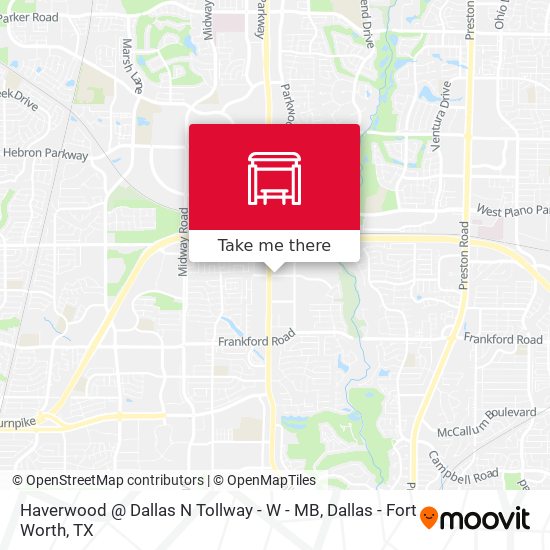 Haverwood @ Dallas N Tollway - W - MB map