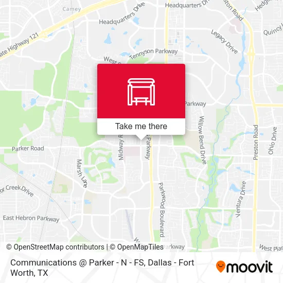 Communications @ Parker - N - FS map