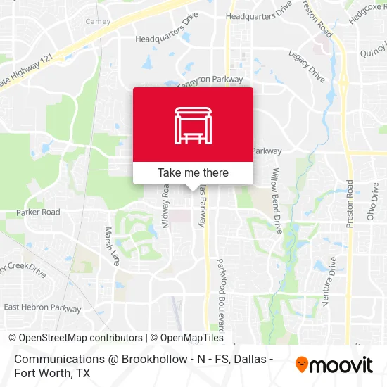 Communications @ Brookhollow - N - FS map