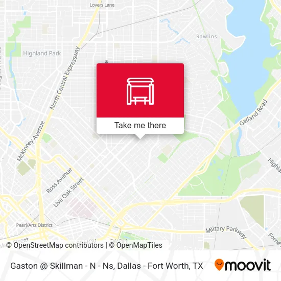 Gaston @ Skillman - N - Ns map