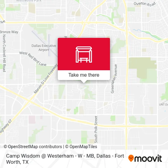 Camp Wisdom @ Westerham - W - MB map