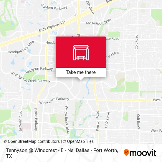Tennyson @ Windcrest - E - Ns map