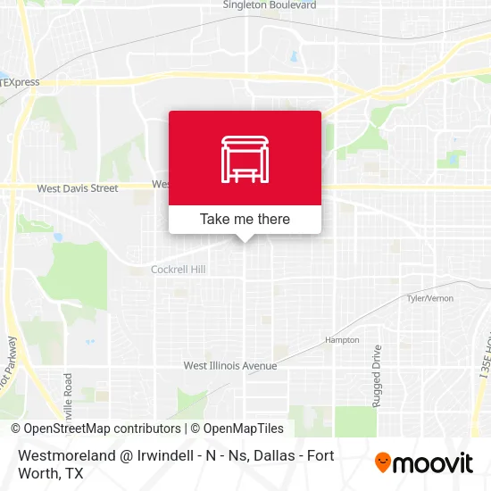 Westmoreland @ Irwindell - N - Ns map