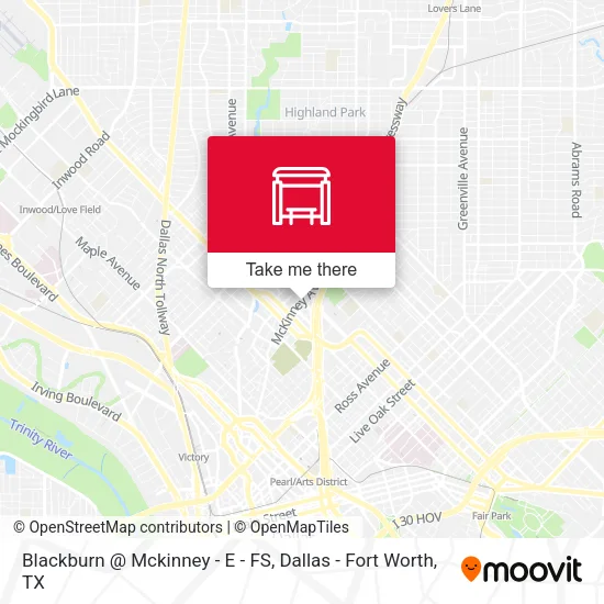 Mapa de Blackburn @ Mckinney - E - FS