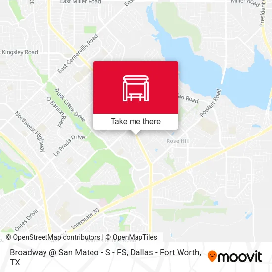Broadway @ San Mateo - S - FS map