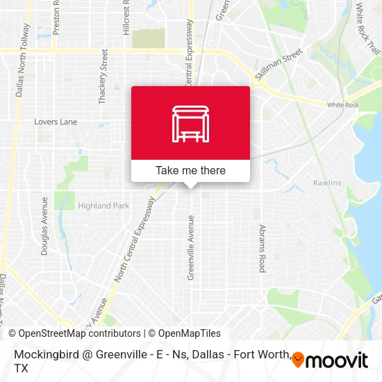 Mockingbird @ Greenville - E - Ns map