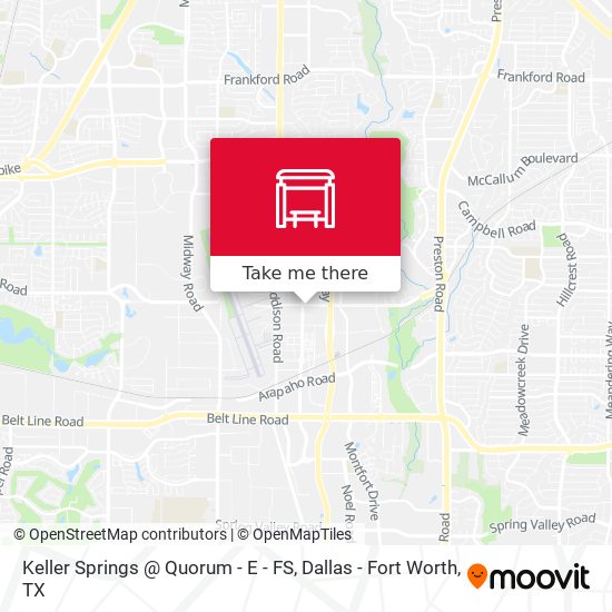 Keller Springs @ Quorum - E - FS map