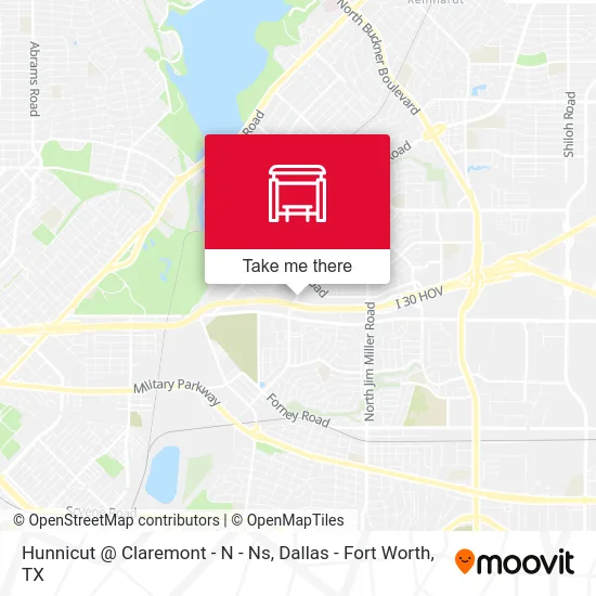 Hunnicut @ Claremont - N - Ns map