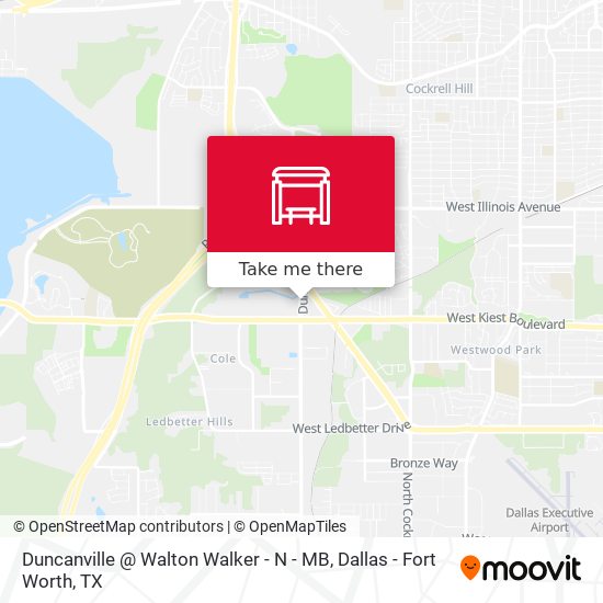 Duncanville @ Walton Walker - N - MB map