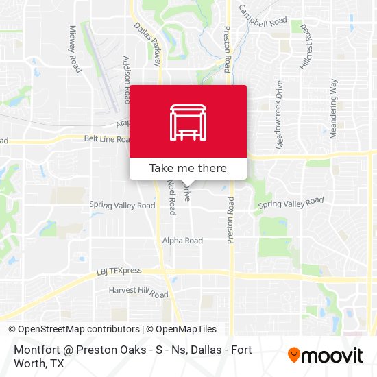 Montfort @ Preston Oaks - S - Ns map