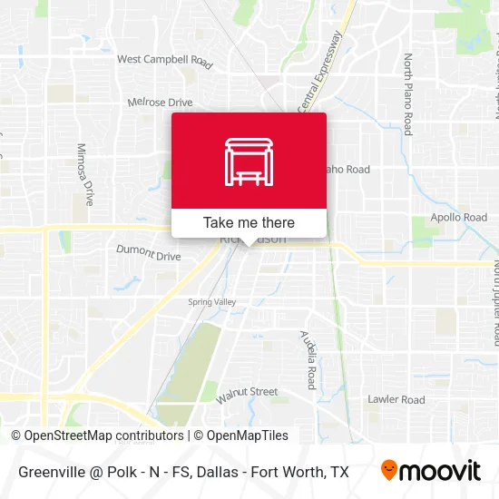 Greenville @ Polk - N - FS map