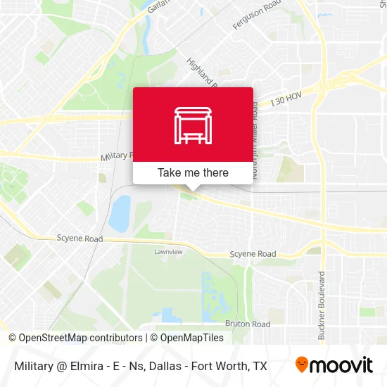 Military @ Elmira - E - Ns map