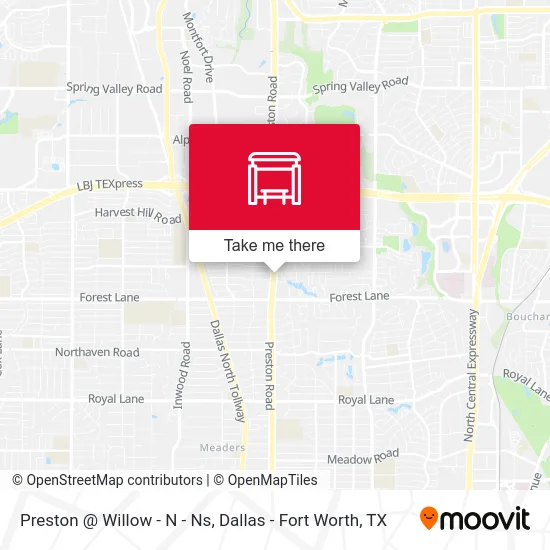 Preston @ Willow - N - Ns map