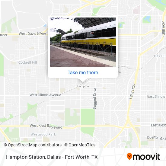 Hampton Station map