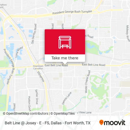 Belt Line @ Josey - E - FS map