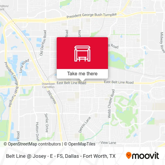Belt Line @ Josey - E - FS map