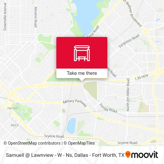 Samuell @ Lawnview - W - Ns map