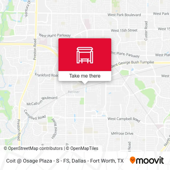 Coit @ Osage Plaza - S - FS map