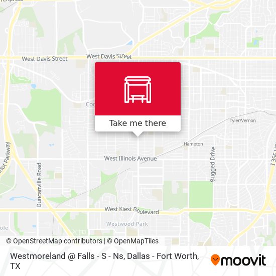 Westmoreland @ Falls - S - Ns map