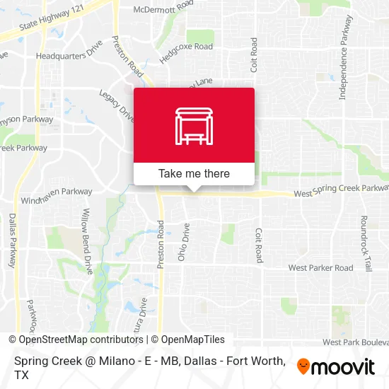 Spring Creek @ Milano - E - MB map